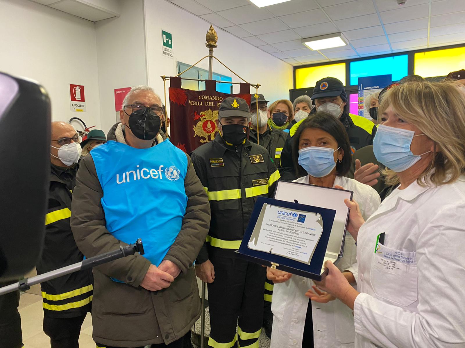 Un dono per i pazienti del Regina Margherita e di Casa UGI da Unicef e Museo del Risparmio