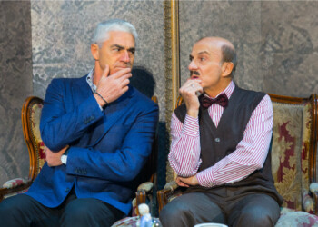 CARLO BUCCIROSSO e BIAGIO IZZO in “Due vedovi allegri”