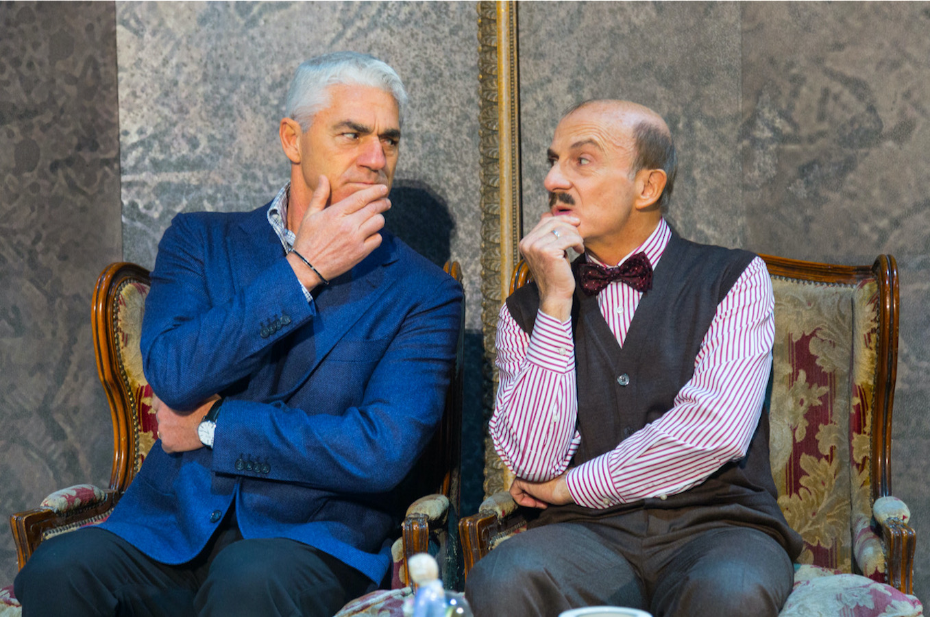 CARLO BUCCIROSSO e BIAGIO IZZO in “Due vedovi allegri”