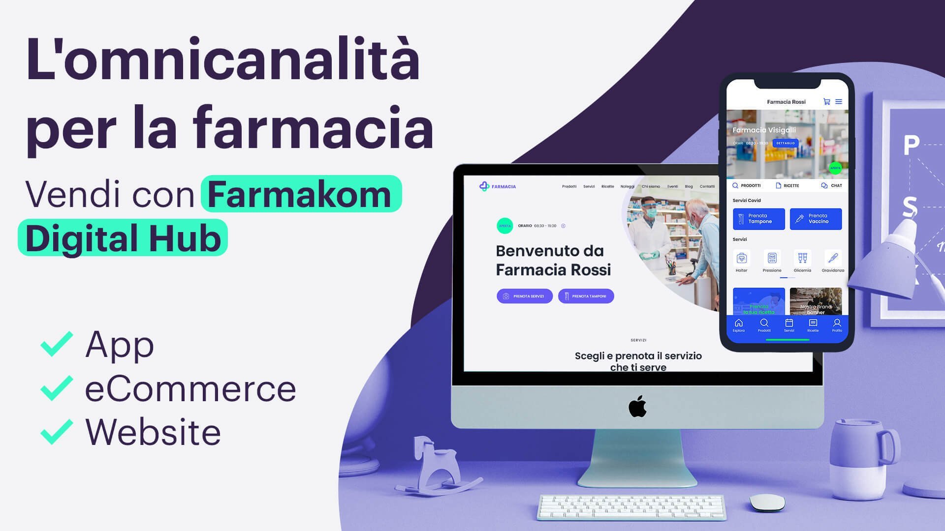 Nasce Farmakom Digital Hub: un’unica piattaforma per avere la propria farmacia sempre in tasca