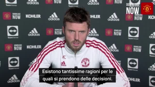 Carrick sereno: "Nessun caso Ronaldo"