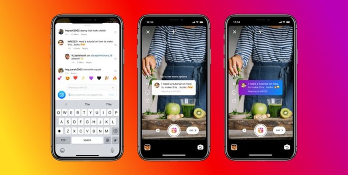 Instagram alla TikTok, fa rispondere ai commenti sui Reels