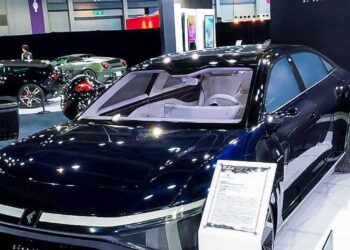 Show Model E. l’elettrica disegnata da Pininfarina al Salone di Hong Kong