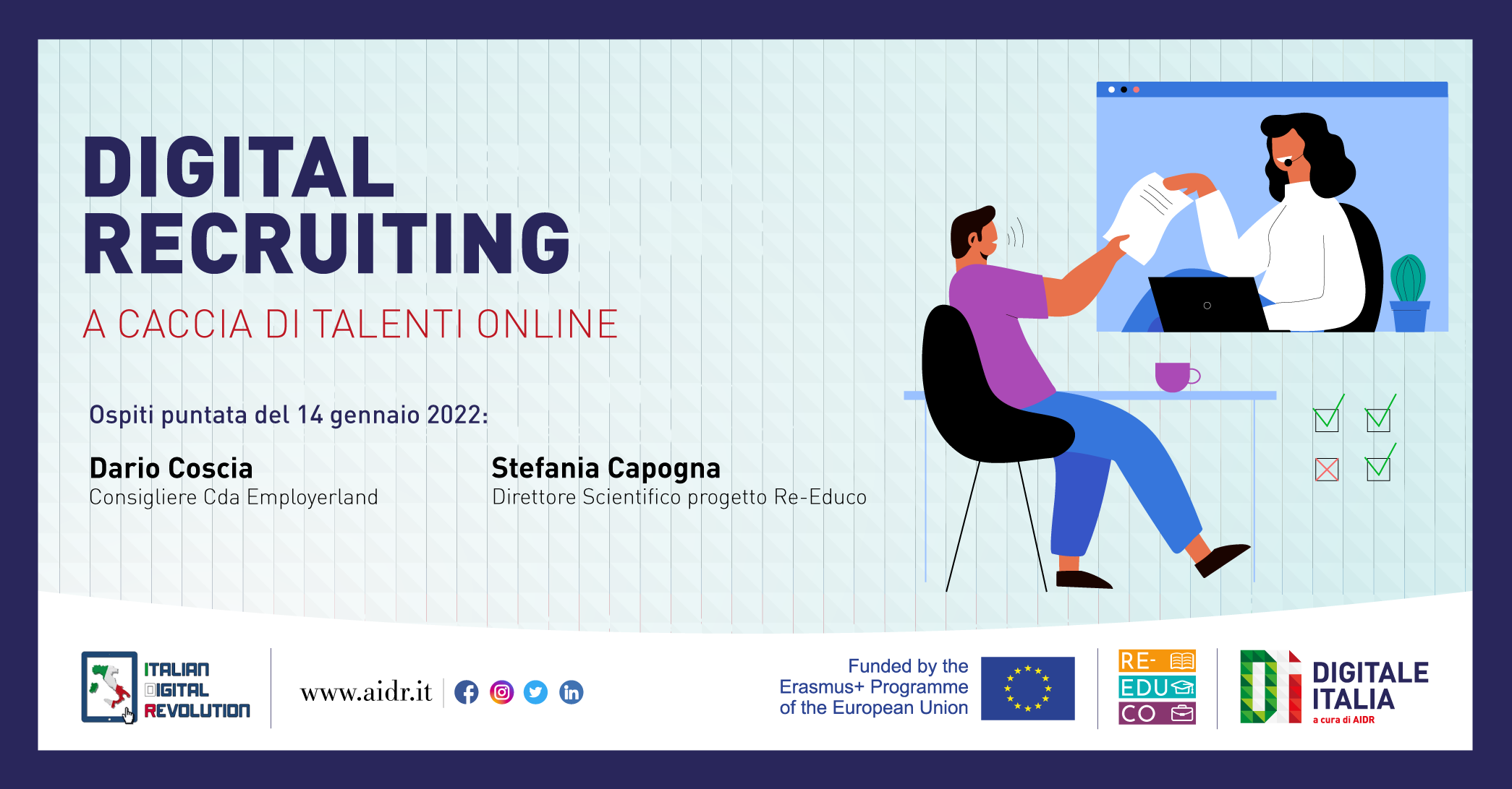 Digital Recruiting, approfondimento a Digitale italia