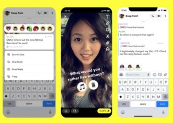 Adesivi e chat private, Snapchat lancia nuove funzioni