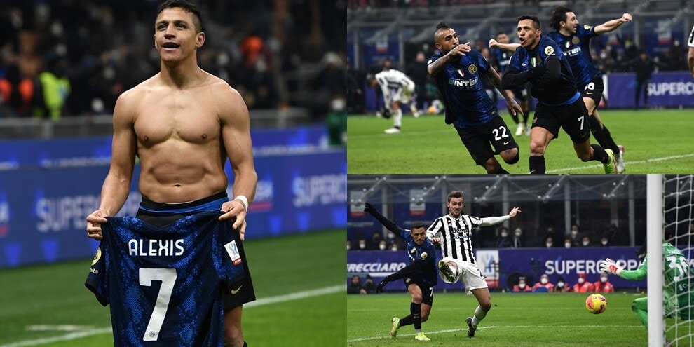 Sanchez ringrazia Alex Sandro: shock Juve al 120', Supercoppa all'Inter