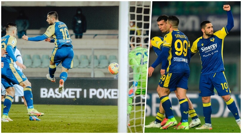 Caprari show e Kalinic, il Verona batte il Bologna in rimonta