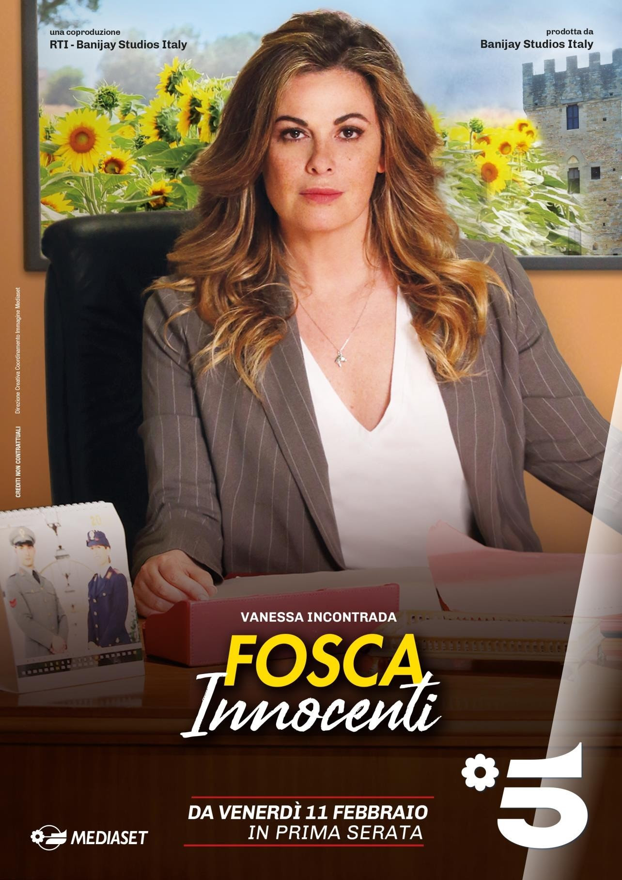 Al via in prima serata su Canale 5, la nuova serie “Fosca Innocenti”, con Vanessa Incontrada e Francesco Arca
