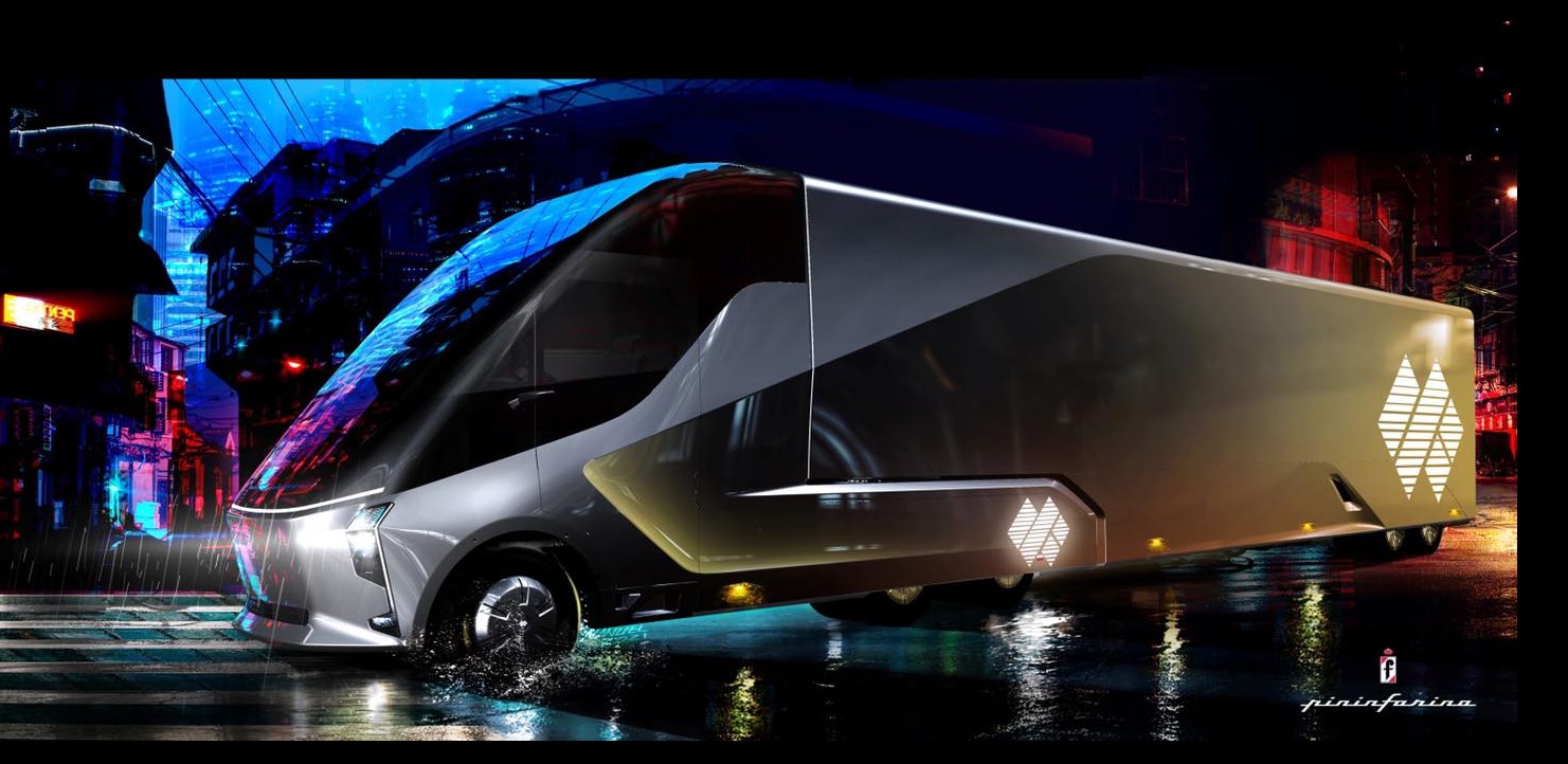 Pininfarina disegna Xingtu il camion elettrico cinese a guida autonoma