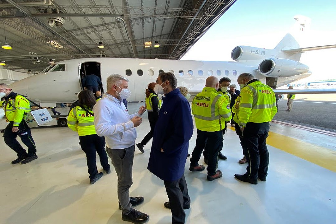 UCRAINA: ATTERRATI A LINATE I PRIMI BAMBINI MALATI ONCOLOGICI