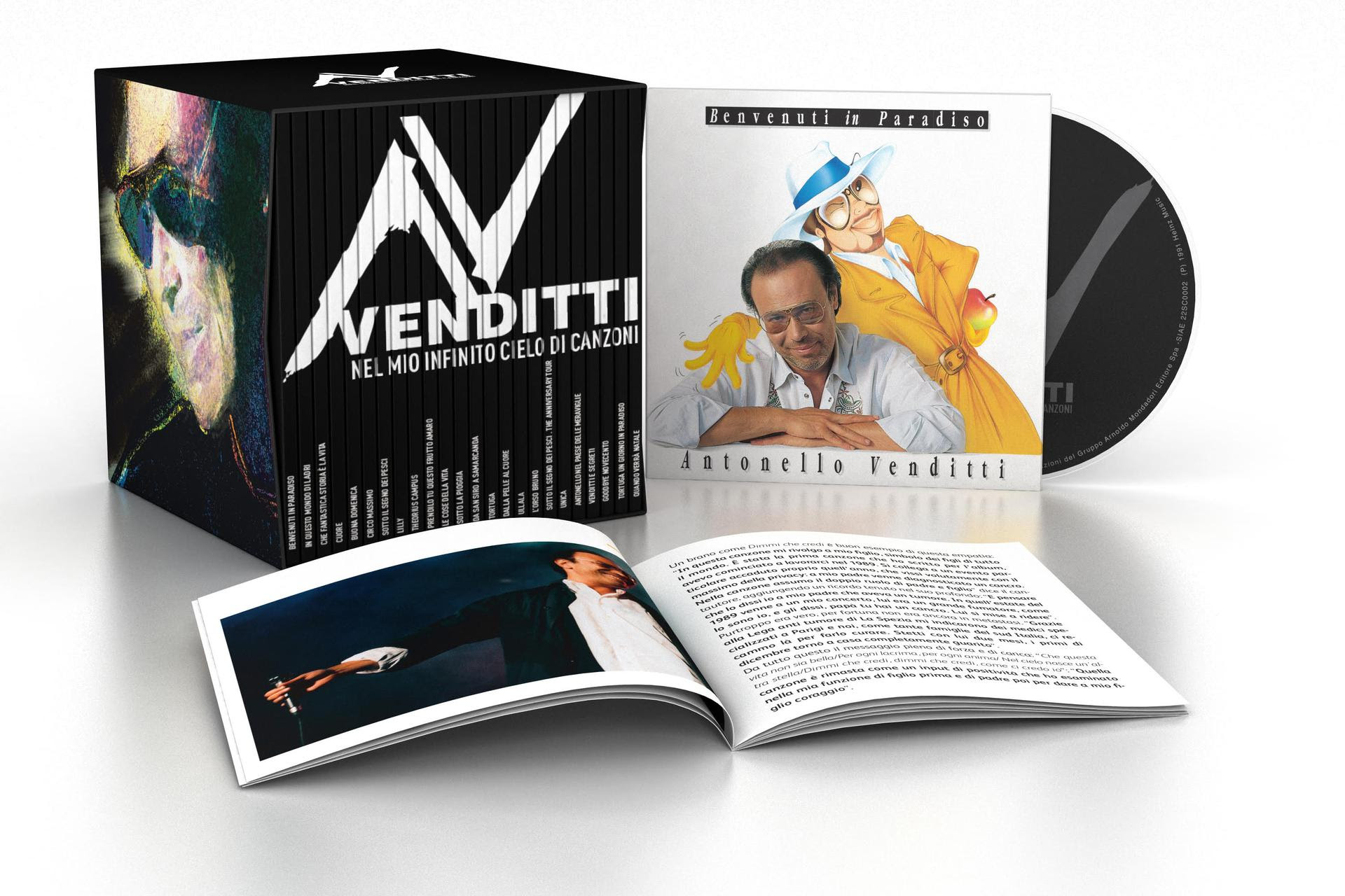 Antonello Venditti: dal 1 aprile “Nel mio infinito cielo di canzoni”, tutti gli album da studio e i migliori live in un cofanetto da collezione