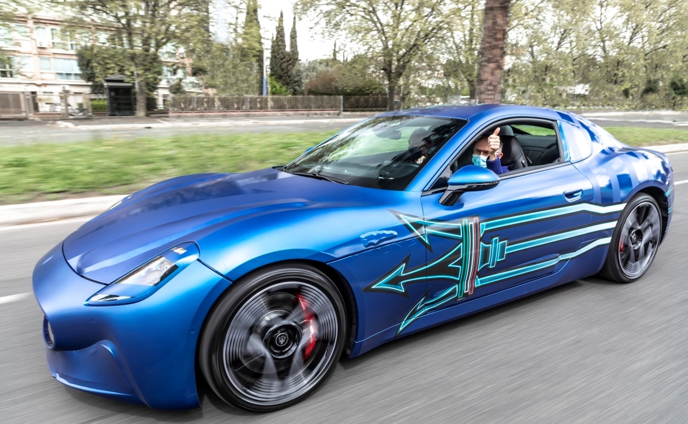 Maserati  GranTurismo Folgore: per la prima volta  in strada