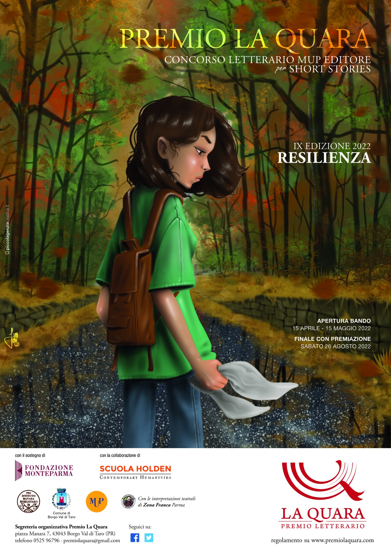 Premio La Quara 2022, al via la nona edizione il tema scelto è “Resilienza”