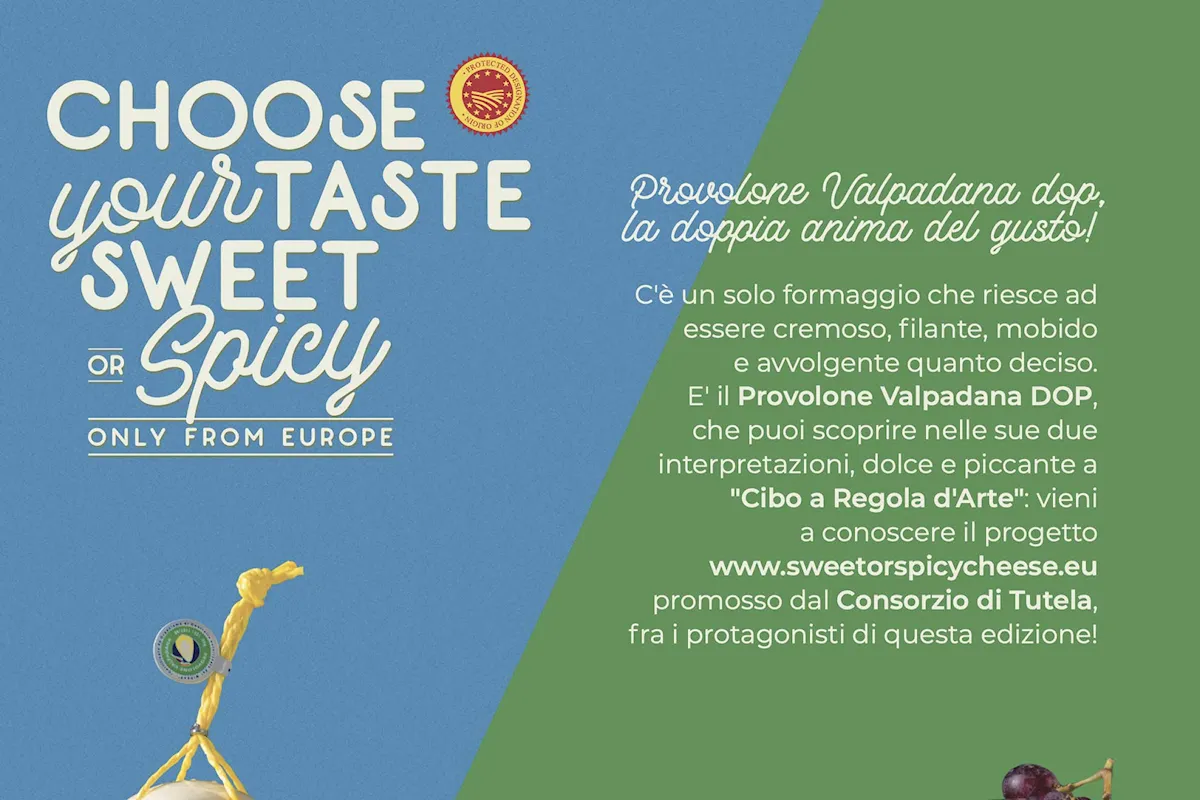 Provolona Valpadana Dop, partner dell’evento “Cibo a regola d’arte” 2022