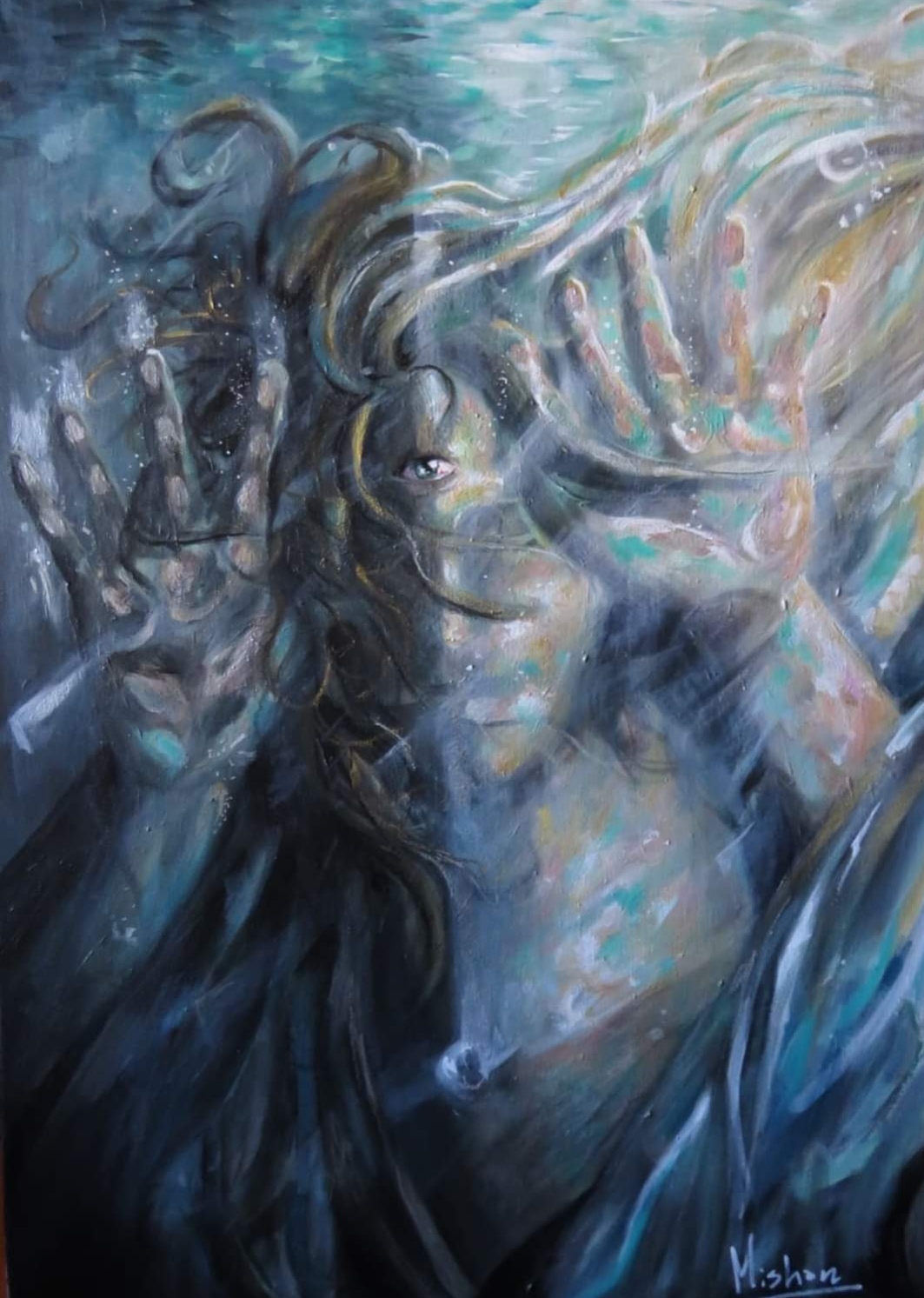 Si presenta nel mondo dell’arte che conta Mishan (Alias Mauriz), l’ispiratrice della copertina IPA 2022