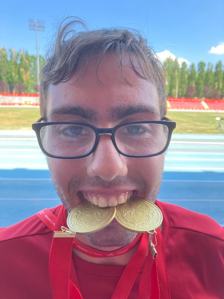 Alessandro ha conquistato due ori alle Special Olympics di Torino, le olimpiadi per ragazzi con disabilità intellettiva