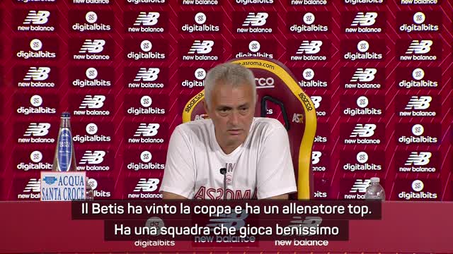 Mou sul gruppo di EL: "A Helsinki un campo di plastica, Betis top"