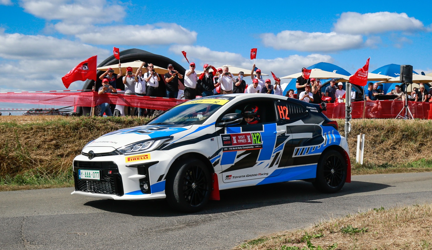 Toyota GR Yaris ad idrogeno testata con successo sulle strade del Belgio
