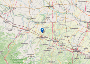 Scossa di terremoto del 3.2 vicino a Reggio Emilia