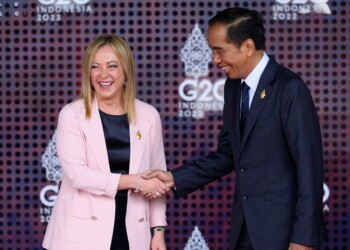 41 partecipanti e solo 4 donne: la presidente del Consiglio italiana Giorgia Meloni è l'unica a ricoprire l'incarico di capo di governo.