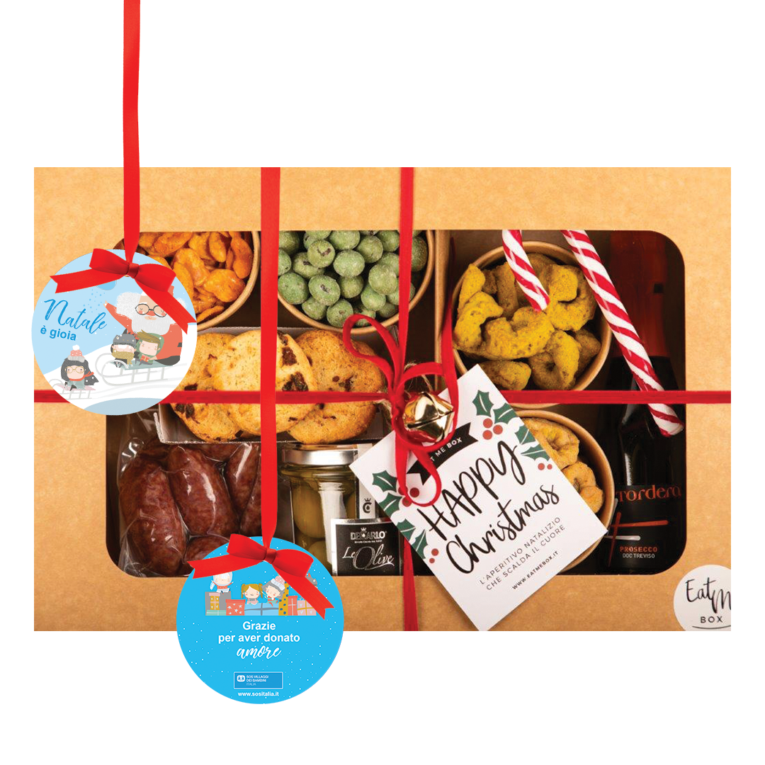 Xmas “Eat me Box”: il regalo goloso e solidale di SOS Villaggi dei Bambini per il natale 2022