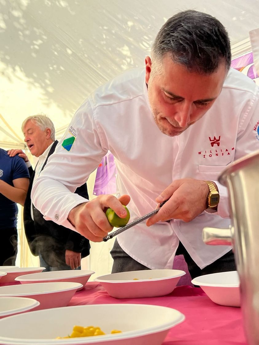Chef William Zonfa prepara cena di gala “Abruzzo sostenibile” al Merano WineFestival