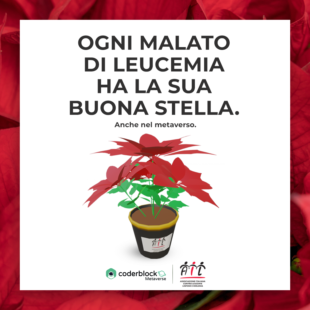 Una caccia al tesoro per la ricerca: le Stelle di Natale AIL arrivano nel metaverso di Coderblock