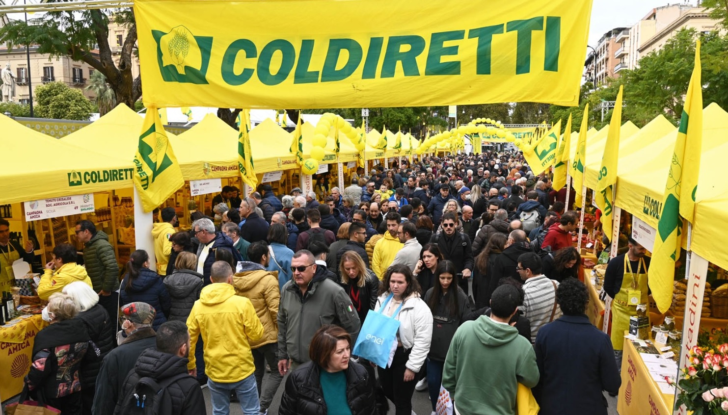 Villaggio contadino della Coldiretti a Palermo: in tre giorni  visitato da 500 mila persone