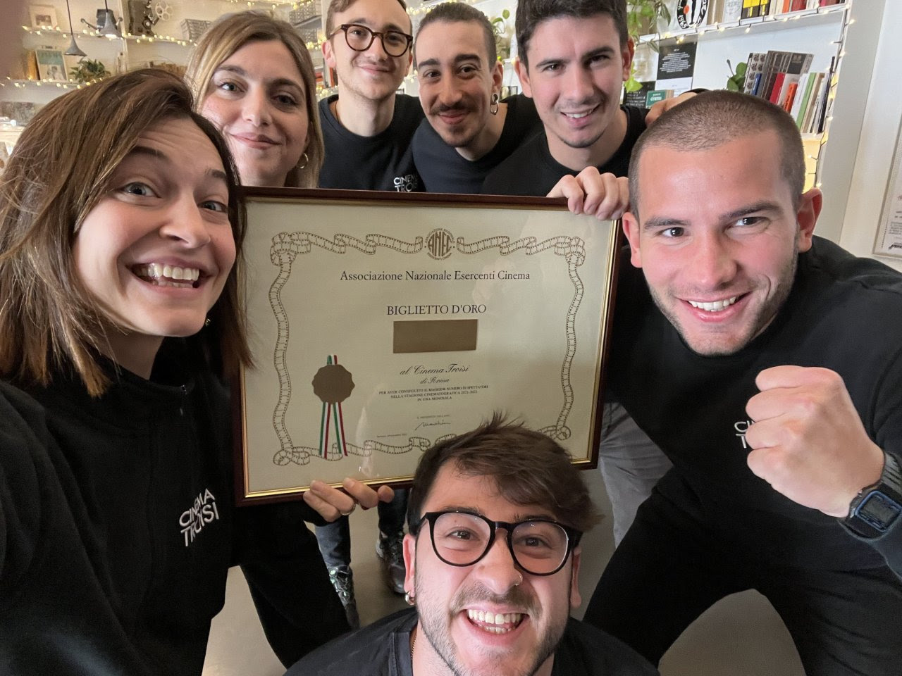 Il Cinema Troisi vince il Biglietto D’oro ANEC del Cinema Italiano