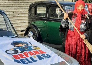 La befana di ASI Solidale viaggia sulle auto storiche