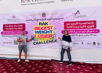 Una challenge per combattere l’obesità al RAK Hospital degli Emirati Arabi, tra i partecipanti due italiani