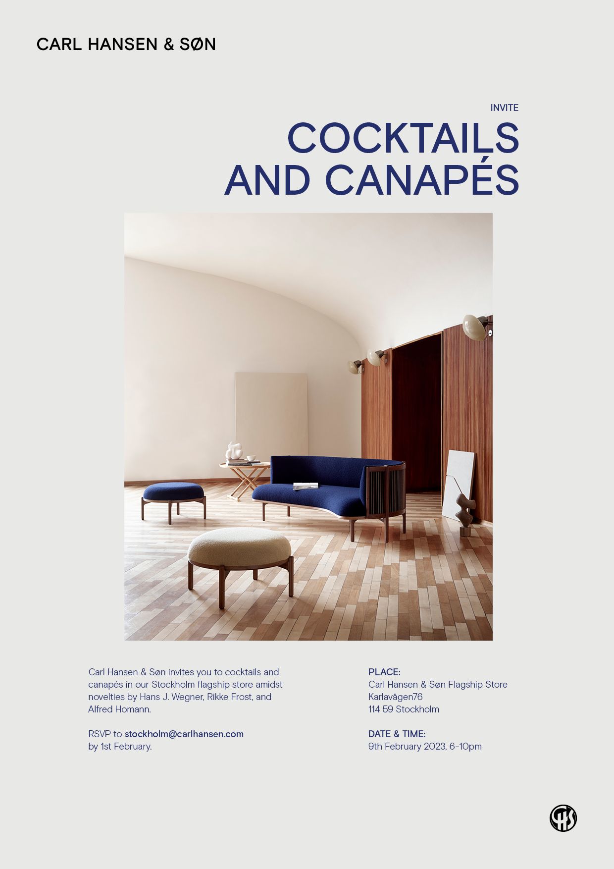 DAL 6 AL  12 FEBBRAIO, CARL HANSEN & SON , STOCKHOLM DESIGN WEEK