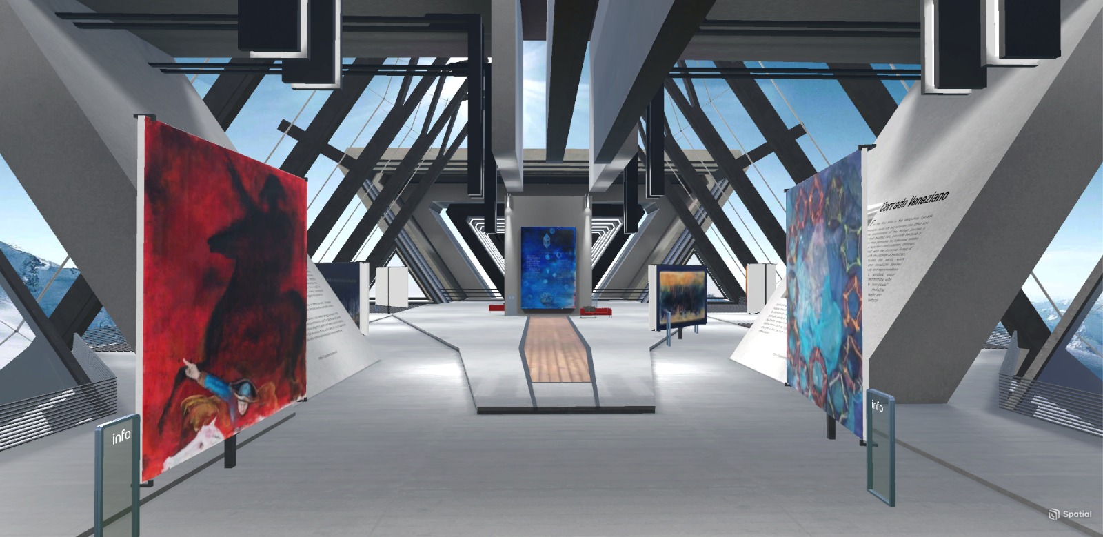 “Corrado Veneziano nel Metaverso”: i “non luoghi” dell’artista in mostra nei “non luoghi” del Metaverso