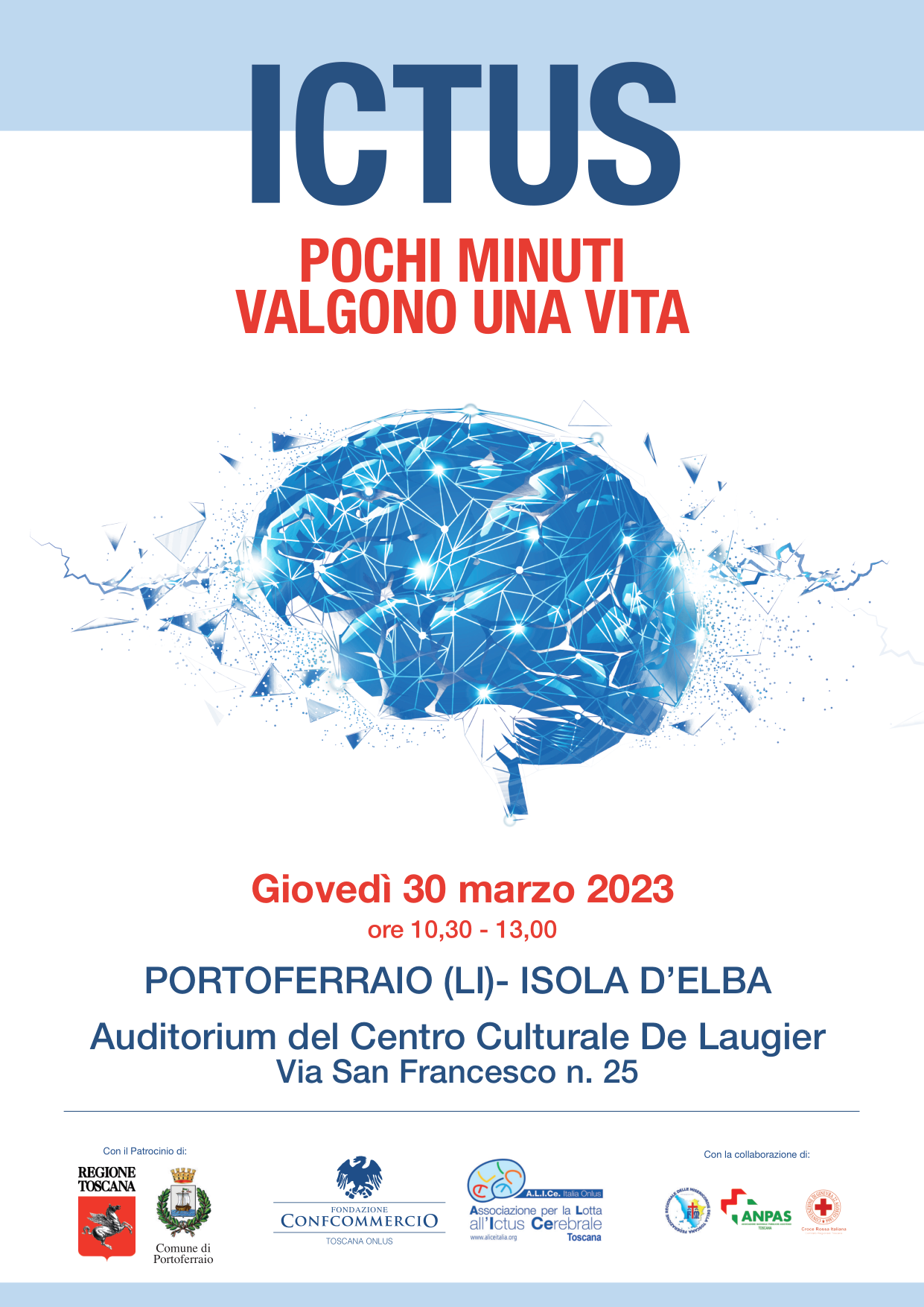 Ictus cerebrale, come prevenirlo: tour informativo di Confcommercio Toscana Onlus e Regione Toscana