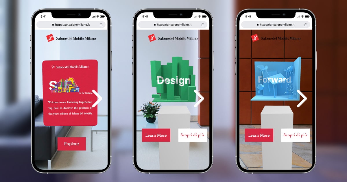 La startup Aryel porta il marketing in Realtà Aumentata al prestigioso evento di arredo e design