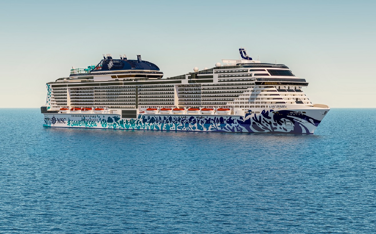 MSC Euribia: manca meno di un mese al battesimo della nave più avanzata della Compagnia