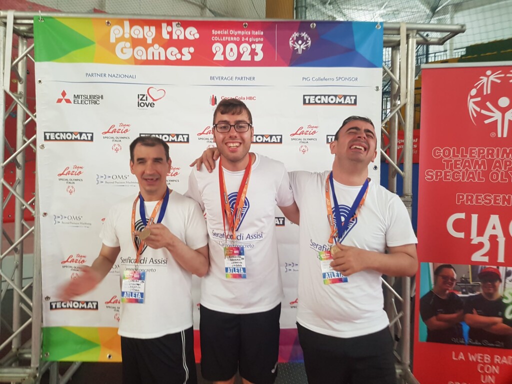 i ragazzi del Serafico vincono tre ori alle Special Olympics