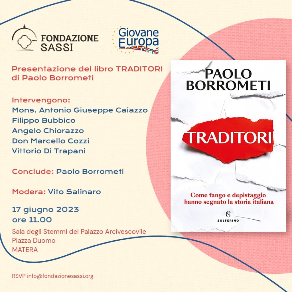 Fondazione Sassi e dall’Associazione Giovane Europa,