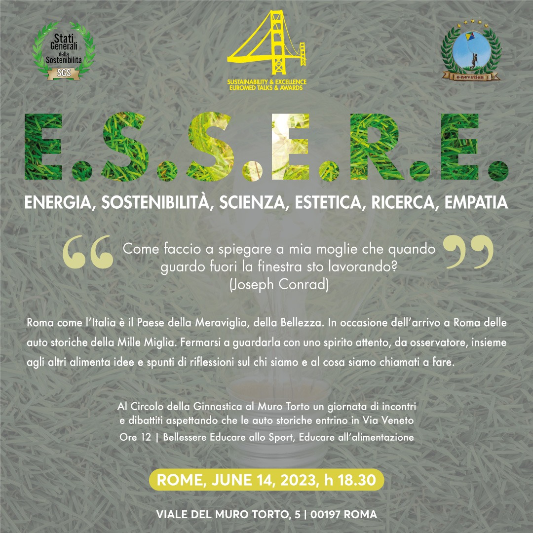 Energia, Sostenibilità, Scienza, Estetica, Ricerca, Empatia