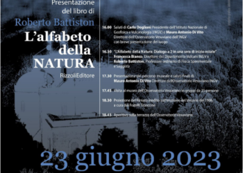 “L’Alfabeto della NATURA”: all’Osservatorio Vesuviano con il fisico Roberto Battiston c’è il futuro del pianeta