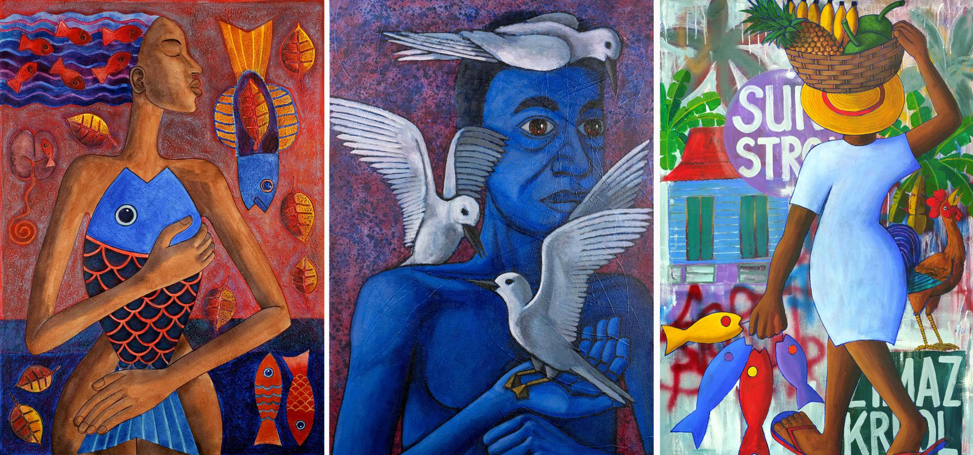 “Seychelles my soul” è la mostra del pittore George Camille, dal 9 giugno a Roma