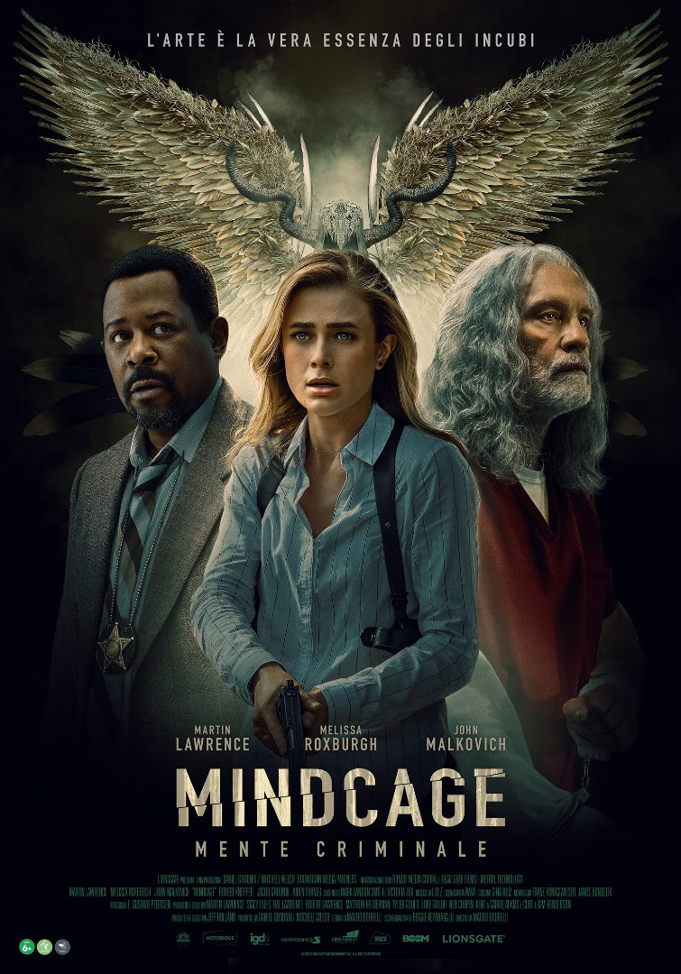 Dall’8 giugno il film “MINDCAGE – Mente criminale” con John Malkovich, Martin Lawrence e Melissa Roxburgh