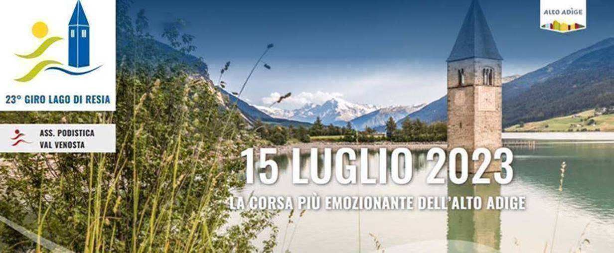 Giro Lago di Resia, unico e inclusivo la corsa nella fiabesca Val Venosta