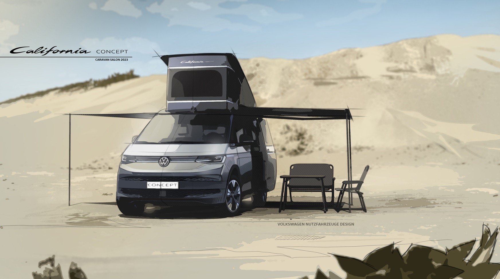Volkswagen con il California Concept entra nel futuro dei modelli camperizzati