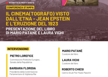 Presentazione del libro “Il Cinematografo visto dall’Etna – Jean Epstein e l’eruzione del 1923”
