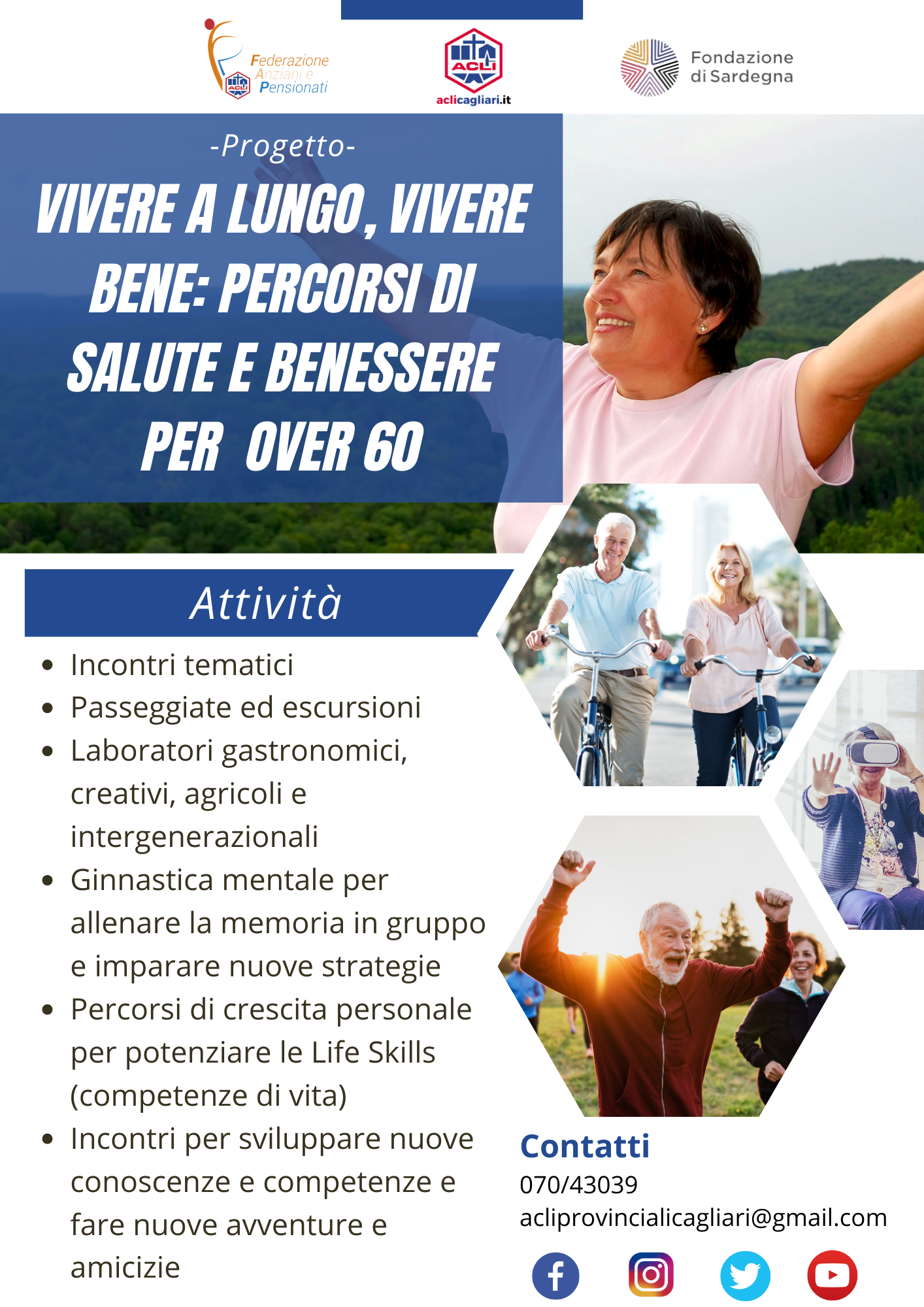 Vivere a lungo, vivere bene: percorsi di salute e benessere per over 60