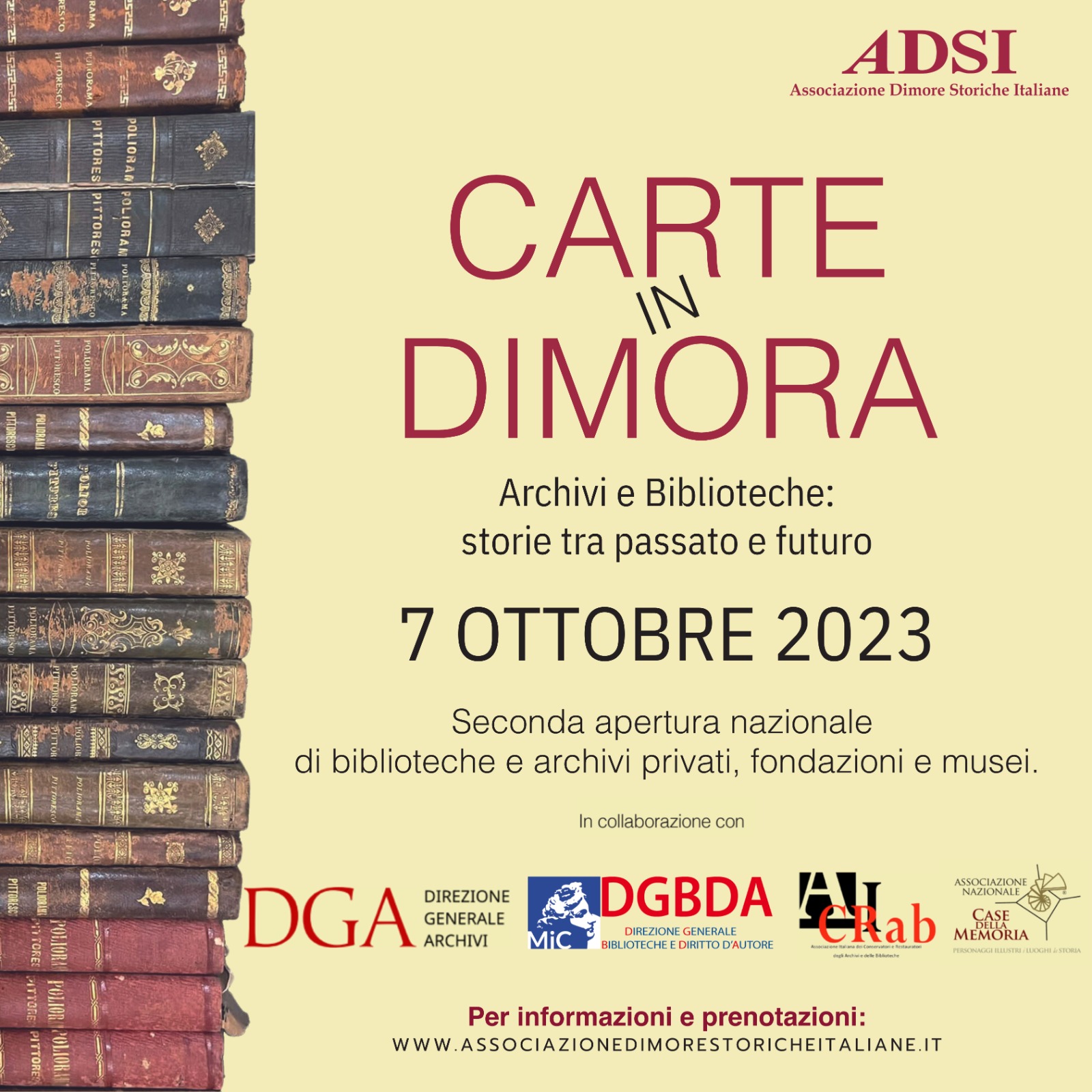 Torna l’appuntamento con la storia del nostro paese: sabato 7 ottobre oltre 90 archivi dislocati sul territorio nazionale apriranno gratuitamente i battenti