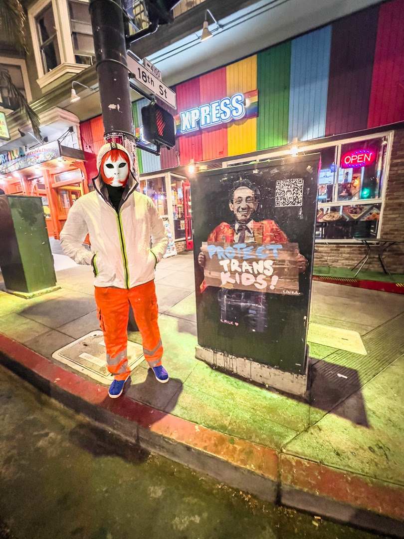A San Francisco, la street artist Laika omaggia la comunità LGBTIQ+