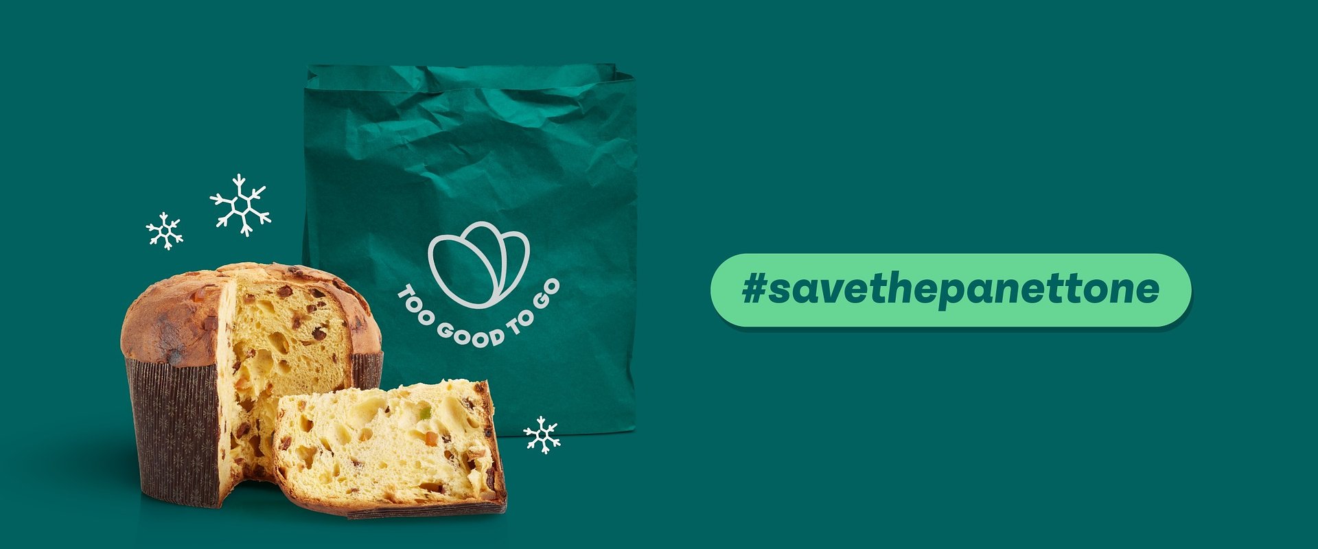 Save the Panettone: torna la campagna di Too Good To Go per prolungare il gusto del Natale a tavola, salvando il cibo delle feste ancora troppo buono per essere sprecato