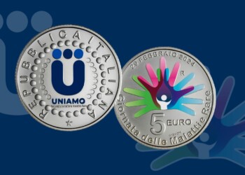 25 anni di UNIAMO e Giornata delle Malattie Rare: la Zecca di Stato conia una moneta celebrativa